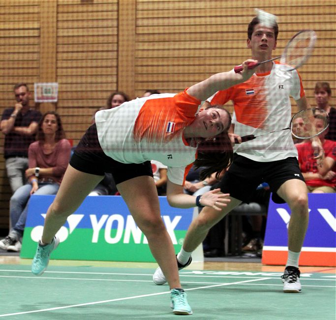 Badminton-Länderspiel Deutschland - Niederlande in Brokdorf, ausgerichtet durch den Sport-Club Itzehoe