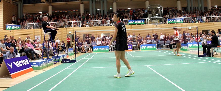 Badminton-Länderspiel Deutschland - Niederlande in Brokdorf, ausgerichtet durch den Sport-Club Itzehoe