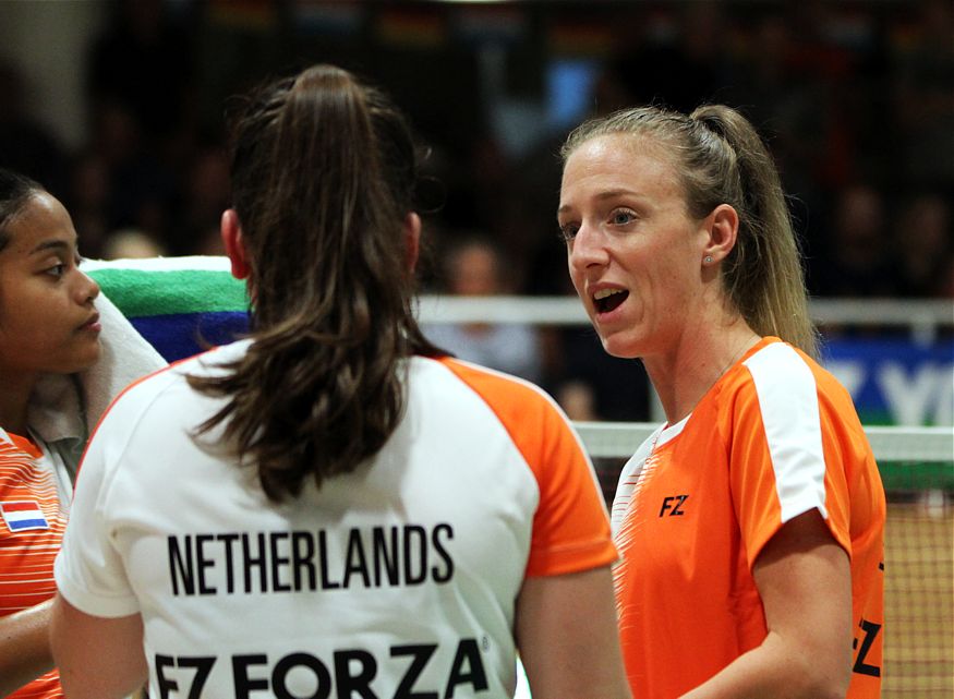 Badminton-Länderspiel Deutschland - Niederlande in Brokdorf, ausgerichtet durch den Sport-Club Itzehoe