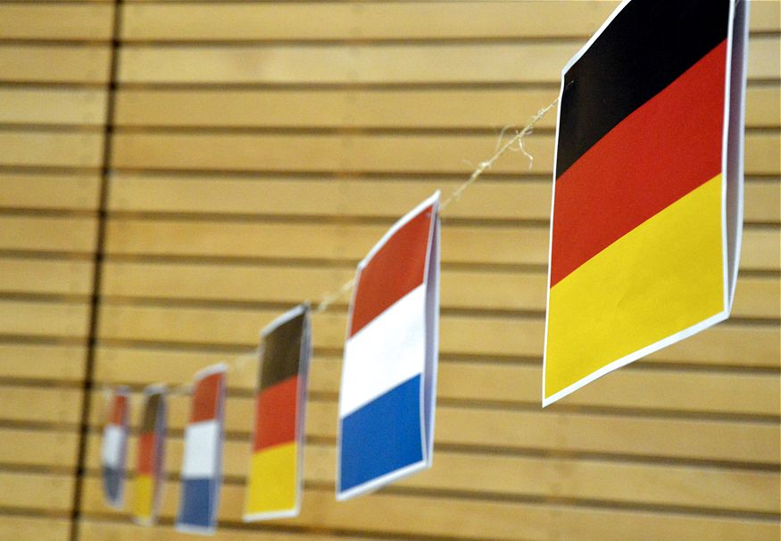 Badminton-Länderspiel Deutschland - Niederlande in Brokdorf, ausgerichtet durch den Sport-Club Itzehoe