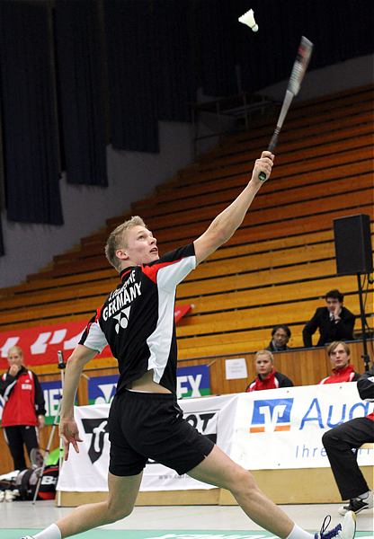 Badminton-Länderspiel Deutschland - Spanien am 26.01.2010 in Augsburg, © Fotos von Frank Kossiski