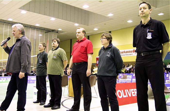 Badminton-Länderspiel Deutschland - Spanien am Spanien am 27.01.2010 in Kaiserslautern, © Fotos von Frank Kossiski