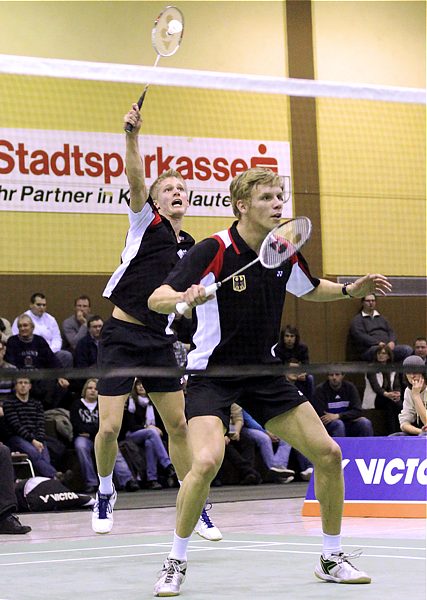 Badminton-Länderspiel Deutschland - Spanien am Spanien am 27.01.2010 in Kaiserslautern, © Fotos von Frank Kossiski