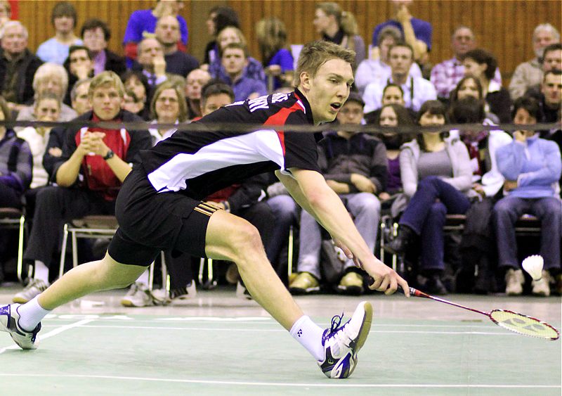 Badminton-Länderspiel Deutschland - Spanien am Spanien am 27.01.2010 in Kaiserslautern, © Fotos von Frank Kossiski