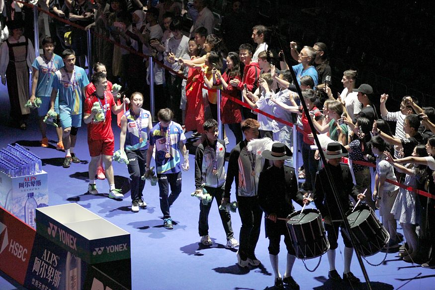 Badminton-Weltmeisterschaften vom 19.08.2019 bis 25.08.2019 in Basel, St. Jakobshalle, © Badmintonfotos von Frank Kossiski